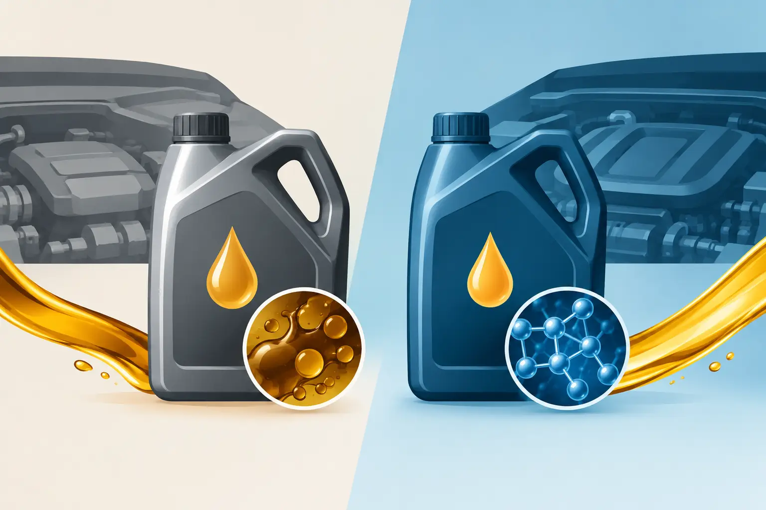 Conventional Versus Synthetic Motor Oil